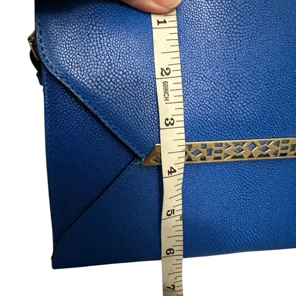 Stella And Dot Envelope Clutch Wristlet COBALT Blue with 3 Card Holders NWOT - Picture 6 of 10